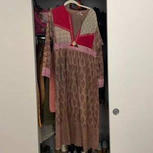 100% Cotton Block Print Indian Dress